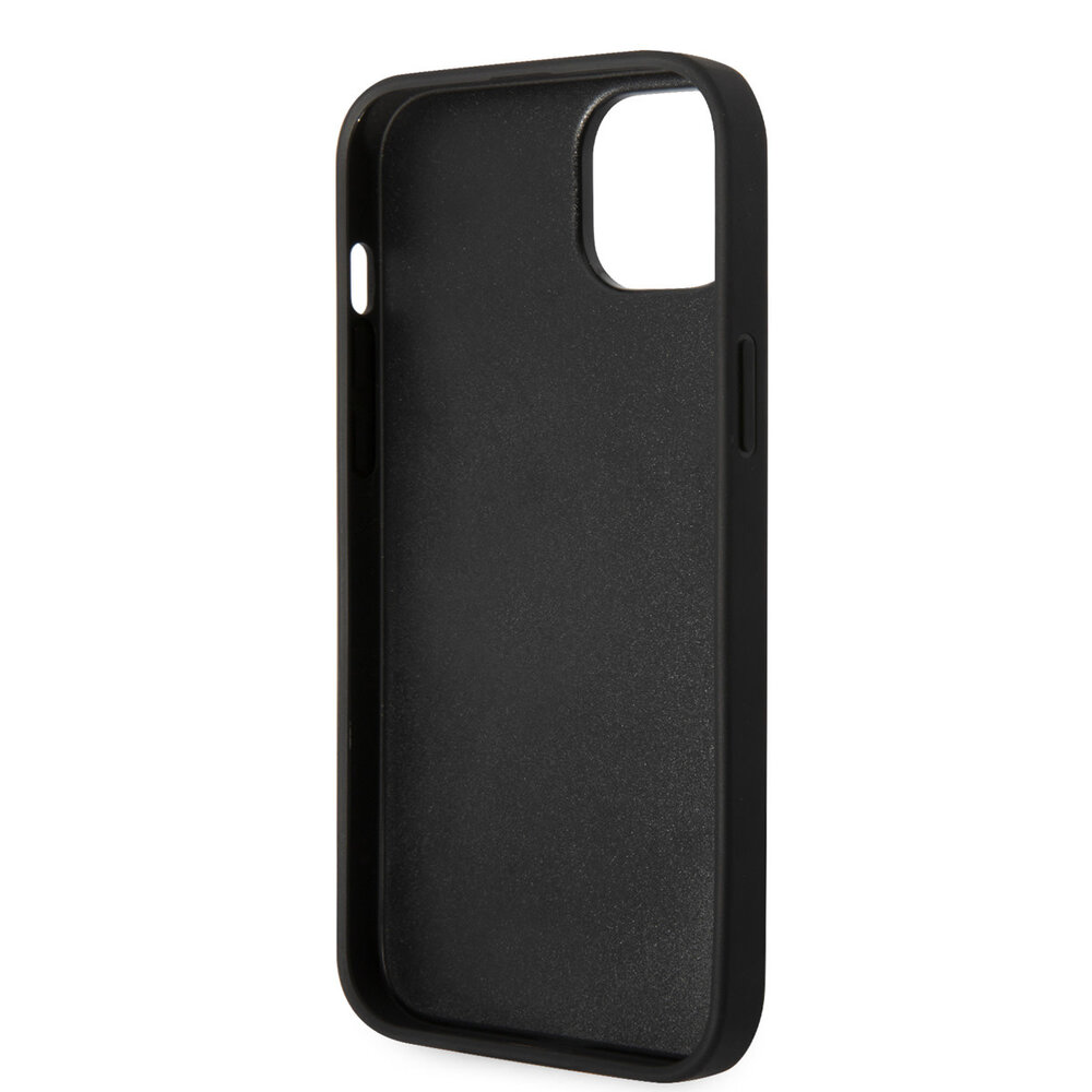 Karl Lagerfeld Karl Lagerfeld iPhone 14 Plus Backcover hoesje - Glitter Flakes Ikonik hard case - Zwart Karl Lagerfeld Karl Lagerfeld iPhone 14 Plus Backcover hoesje - Glitter Flakes Ikonik hard case - Zwart