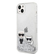 Karl Lagerfeld Karl Lagerfeld iPhone 14 Plus Backcover hoesje - Liquid Glitter Case Karl & Choupette - Transparant Karl Lagerfeld Karl Lagerfeld iPhone 14 Plus Backcover hoesje - Liquid Glitter Case Karl & Choupette - Transparant