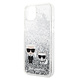Karl Lagerfeld Karl Lagerfeld iPhone 14 Plus Backcover hoesje - Liquid Glitter Case Karl & Choupette - Transparant Karl Lagerfeld Karl Lagerfeld iPhone 14 Plus Backcover hoesje - Liquid Glitter Case Karl & Choupette - Transparant