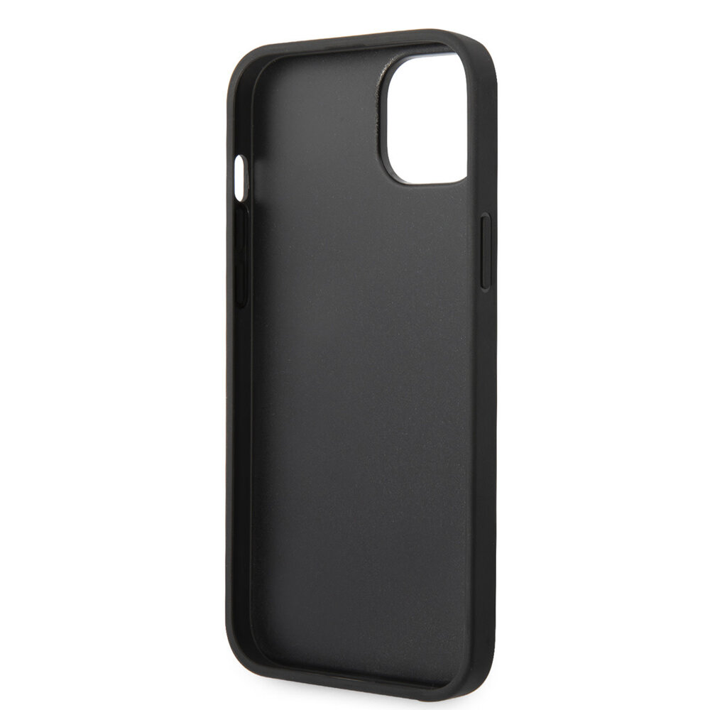 Karl Lagerfeld Karl Lagerfeld iPhone 14 Plus Backcover hoesje - Hard Case Brown Monogram Stripe - Bruin Karl Lagerfeld Karl Lagerfeld iPhone 14 Plus Backcover hoesje - Hard Case Brown Monogram Stripe - Bruin