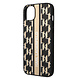 Karl Lagerfeld Karl Lagerfeld iPhone 14 Plus Backcover hoesje - Hard Case Brown Monogram Stripe - Bruin Karl Lagerfeld Karl Lagerfeld iPhone 14 Plus Backcover hoesje - Hard Case Brown Monogram Stripe - Bruin