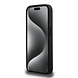 Karl Lagerfeld Karl Lagerfeld iPhone 15 Pro Back cover case - Saffiano Leather Grip Case with Karl Logo - Black