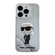 Karl Lagerfeld Karl Lagerfeld iPhone 15 Pro Backcover hoesje - Liquid Glitter - Transparant Karl Lagerfeld Karl Lagerfeld iPhone 15 Pro Backcover hoesje - Liquid Glitter - Transparant