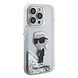 Karl Lagerfeld Karl Lagerfeld iPhone 15 Pro Backcover hoesje - Liquid Glitter - Transparant Karl Lagerfeld Karl Lagerfeld iPhone 15 Pro Backcover hoesje - Liquid Glitter - Transparant