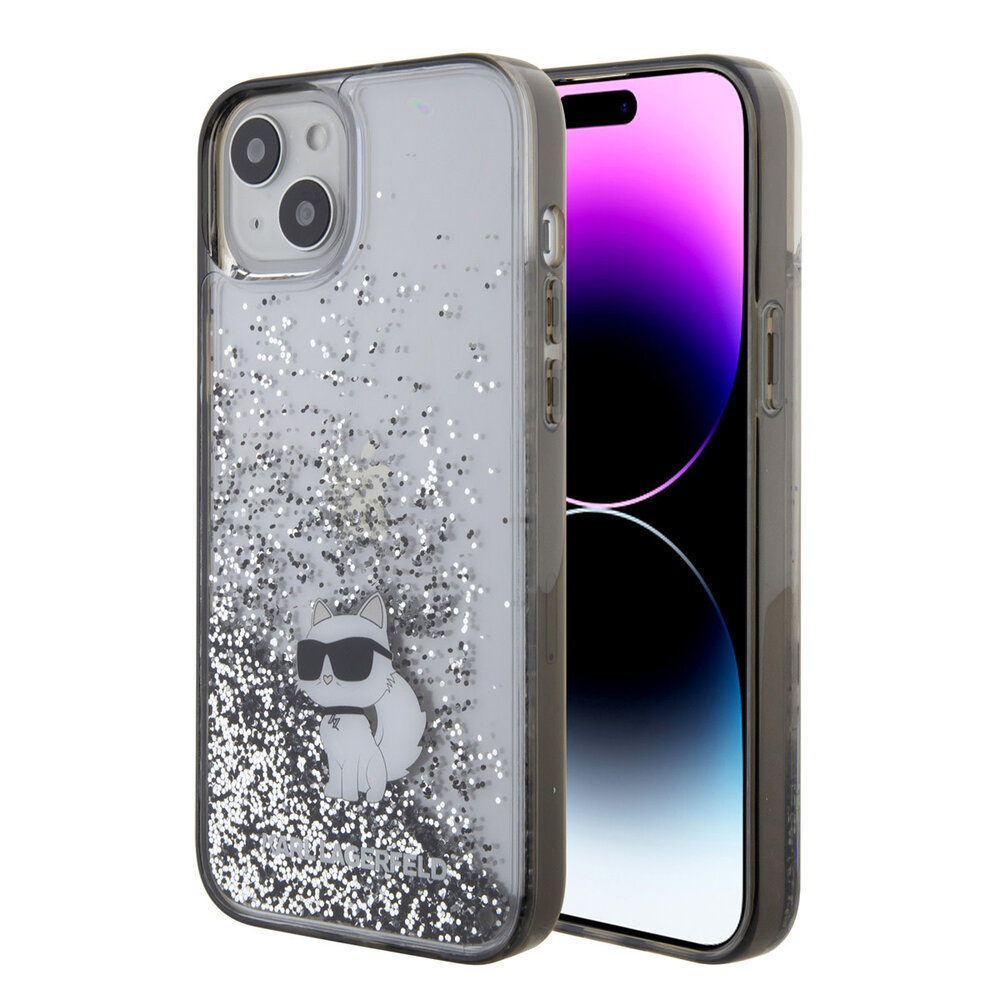 Karl Lagerfeld Karl Lagerfeld iPhone 15 Plus Cases Back cover coque - transparent hardcase Liquid Glitter Choupette - Transparent Karl Lagerfeld Karl Lagerfeld iPhone 15 Plus Cases Back cover coque - transparent hardcase Liquid Glitter Choupette - Transparent