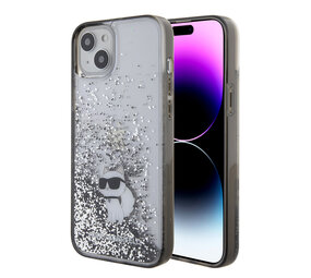 Karl Lagerfeld Karl Lagerfeld iPhone 15 Plus Cases Back cover case - transparent hardcase Liquid Glitter Choupette - Transparent Karl Lagerfeld Karl Lagerfeld iPhone 15 Plus Cases Back cover case - transparent hardcase Liquid Glitter Choupette - Transparent