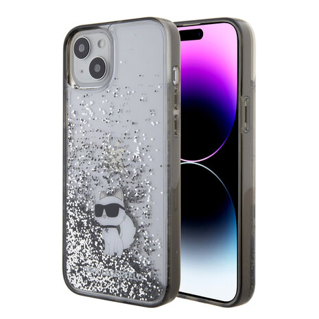 Karl Lagerfeld Karl Lagerfeld iPhone 15 Plus Cases Back cover coque - transparent hardcase Liquid Glitter Choupette - Transparent Karl Lagerfeld Karl Lagerfeld iPhone 15 Plus Cases Back cover coque - transparent hardcase Liquid Glitter Choupette - Transparent