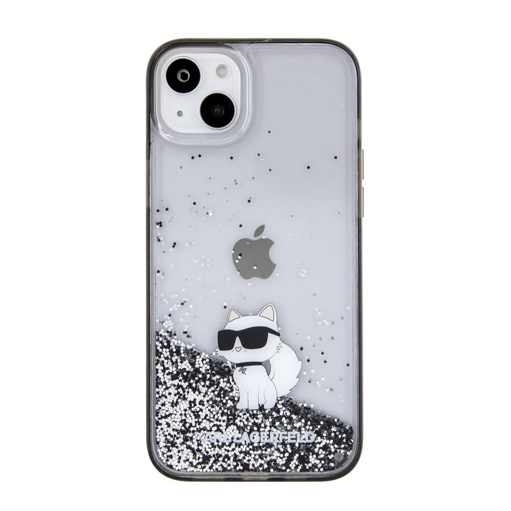 Karl Lagerfeld Karl Lagerfeld iPhone 15 Plus Cases Back cover coque - transparent hardcase Liquid Glitter Choupette - Transparent Karl Lagerfeld Karl Lagerfeld iPhone 15 Plus Cases Back cover coque - transparent hardcase Liquid Glitter Choupette - Transparent