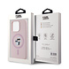 Karl Lagerfeld Karl Lagerfeld iPhone 15 Pro Backcover hoesje - Liquid Silicone Magsafe - Roze Karl Lagerfeld Karl Lagerfeld iPhone 15 Pro Backcover hoesje - Liquid Silicone Magsafe - Roze