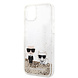 Karl Lagerfeld Karl Lagerfeld iPhone 14 Plus Backcover hoesje - Liquid Glitter Karl and Choupette Case - Transparant Karl Lagerfeld Karl Lagerfeld iPhone 14 Plus Backcover hoesje - Liquid Glitter Karl and Choupette Case - Transparant