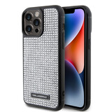 Karl Lagerfeld Karl Lagerfeld iPhone 15 Pro Max Backcover hoesje - Rhinestone with Logo Metal Plate Case - Zwart Karl Lagerfeld Karl Lagerfeld iPhone 15 Pro Max Backcover hoesje - Rhinestone with Logo Metal Plate Case - Zwart