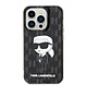 Karl Lagerfeld Karl Lagerfeld iPhone 15 Pro Max Backcover hoesje - Hardcase Monogram Ikonik - Zwart Karl Lagerfeld Karl Lagerfeld iPhone 15 Pro Max Backcover hoesje - Hardcase Monogram Ikonik - Zwart
