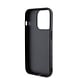 Karl Lagerfeld Karl Lagerfeld iPhone 15 Pro Back cover case - Rubber Karl and Choupette Case - Black
