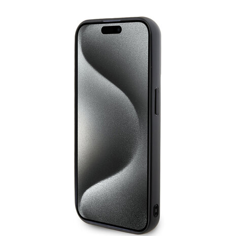 Karl Lagerfeld Karl Lagerfeld iPhone 15 Pro Backcover hoesje - Rubber Karl and Choupette Case - Zwart Karl Lagerfeld Karl Lagerfeld iPhone 15 Pro Backcover hoesje - Rubber Karl and Choupette Case - Zwart
