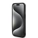 Karl Lagerfeld Karl Lagerfeld iPhone 15 Pro Back cover case - Rubber Karl and Choupette Case - Black