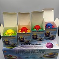Doos van 12 - Druk & Spin Bal Spinner Speelgoed - Mix