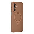 TUNIQ Galaxy A27 Back cover case - Magsafe With stand TPU - Brown