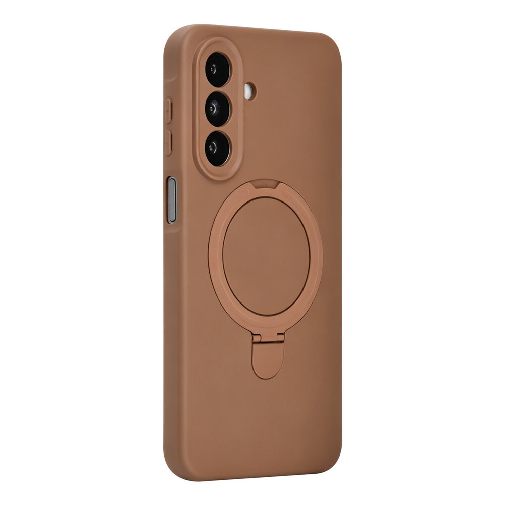 TUNIQ Galaxy A27 Back-Cover hul - Magsafe With stand TPU - Braun TUNIQ Galaxy A27 Back-Cover hul - Magsafe With stand TPU - Braun