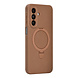 TUNIQ Galaxy A27 Back cover case - Magsafe With stand TPU - Brown TUNIQ Galaxy A27 Back cover case - Magsafe With stand TPU - Brown