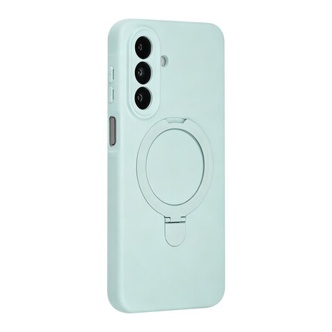 TUNIQ TUNIQ Galaxy A27 Back-Cover hul - Magsafe With stand TPU - Mint Green TUNIQ TUNIQ Galaxy A27 Back-Cover hul - Magsafe With stand TPU - Mint Green