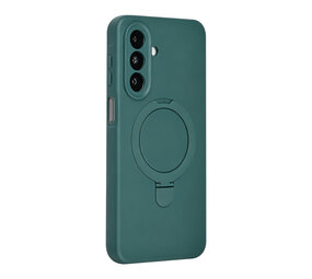 TUNIQ TUNIQ Galaxy A27 Back-Cover hul - Magsafe With stand TPU - Dunkelgrün