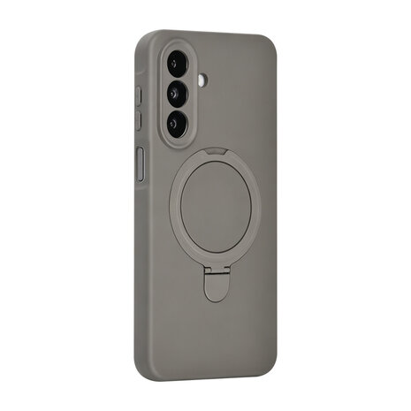 TUNIQ TUNIQ Galaxy A27 Back cover coque - Magsafe With stand TPU - Gris TUNIQ TUNIQ Galaxy A27 Back cover coque - Magsafe With stand TPU - Gris