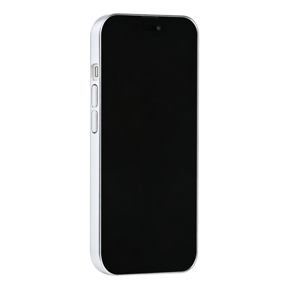 TUNIQ TUNIQ iPhone 14 Pro Back-Cover hul - Magsafe With fiber pattern PC - Silber TUNIQ TUNIQ iPhone 14 Pro Back-Cover hul - Magsafe With fiber pattern PC - Silber