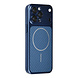 TUNIQ TUNIQ iPhone 14 Pro Max Back-Cover hul - Magsafe With fiber pattern PC - Blau TUNIQ TUNIQ iPhone 14 Pro Max Back-Cover hul - Magsafe With fiber pattern PC - Blau