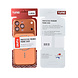 TUNIQ TUNIQ iPhone 14 Pro Max Backcover hoesje - Magsafe With fiber pattern PC - Oranje TUNIQ TUNIQ iPhone 14 Pro Max Backcover hoesje - Magsafe With fiber pattern PC - Oranje