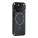 TUNIQ TUNIQ iPhone 15 Back cover case - Magsafe With fiber pattern PC - Black TUNIQ TUNIQ iPhone 15 Back cover case - Magsafe With fiber pattern PC - Black