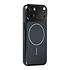 TUNIQ iPhone 15 Back cover coque - Magsafe With fiber pattern PC - Noir TUNIQ iPhone 15 Back cover coque - Magsafe With fiber pattern PC - Noir