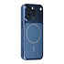 TUNIQ iPhone 15 Pro Backcover hoesje - Magsafe With fiber pattern PC - Blauw TUNIQ iPhone 15 Pro Backcover hoesje - Magsafe With fiber pattern PC - Blauw