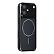 TUNIQ TUNIQ iPhone 16 Back cover coque - Magsafe With fiber pattern PC - Noir TUNIQ TUNIQ iPhone 16 Back cover coque - Magsafe With fiber pattern PC - Noir