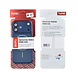 TUNIQ TUNIQ iPhone 17 Back cover case - Magsafe With fiber pattern PC - Blue TUNIQ TUNIQ iPhone 17 Back cover case - Magsafe With fiber pattern PC - Blue