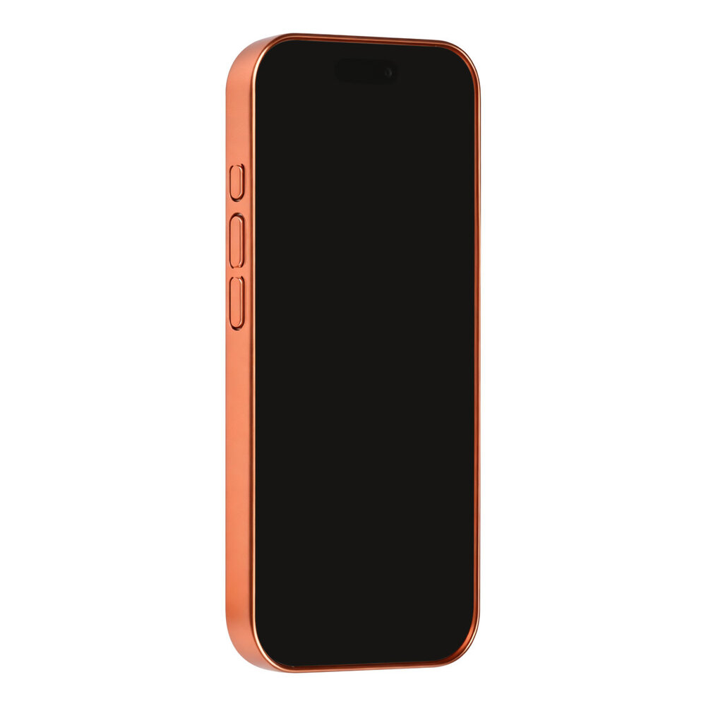 TUNIQ TUNIQ iPhone 17 Pro Back cover coque - Magsafe With fiber pattern PC - Orange TUNIQ TUNIQ iPhone 17 Pro Back cover coque - Magsafe With fiber pattern PC - Orange