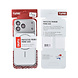 TUNIQ TUNIQ iPhone 17 Pro Max Backcover hoesje - Magsafe With fiber pattern PC - Zilver