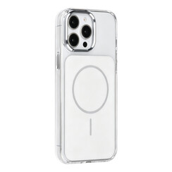 TUNIQ iPhone 15 Pro Max Back cover coque - MagSafe glossy PC - Blanc