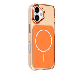 TUNIQ TUNIQ iPhone 17 Back cover case - MagSafe glossy PC - Orange TUNIQ TUNIQ iPhone 17 Back cover case - MagSafe glossy PC - Orange