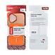 TUNIQ TUNIQ iPhone 17 Back cover coque - MagSafe glossy PC - Orange TUNIQ TUNIQ iPhone 17 Back cover coque - MagSafe glossy PC - Orange