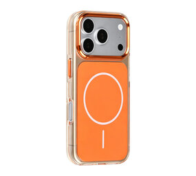 TUNIQ TUNIQ iPhone 17 Pro Back cover case - MagSafe glossy PC - Orange TUNIQ TUNIQ iPhone 17 Pro Back cover case - MagSafe glossy PC - Orange