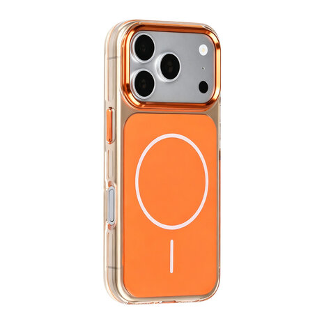 TUNIQ TUNIQ iPhone 17 Pro Back cover case - MagSafe glossy PC - Orange TUNIQ TUNIQ iPhone 17 Pro Back cover case - MagSafe glossy PC - Orange