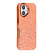TUNIQ TUNIQ iPhone 16 Back cover case - Glitter Magsafe TPU+PC - Orange TUNIQ TUNIQ iPhone 16 Back cover case - Glitter Magsafe TPU+PC - Orange