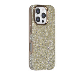 TUNIQ TUNIQ iPhone 16 Pro Back cover coque - Glitter Magsafe TPU+PC - Argent TUNIQ TUNIQ iPhone 16 Pro Back cover coque - Glitter Magsafe TPU+PC - Argent
