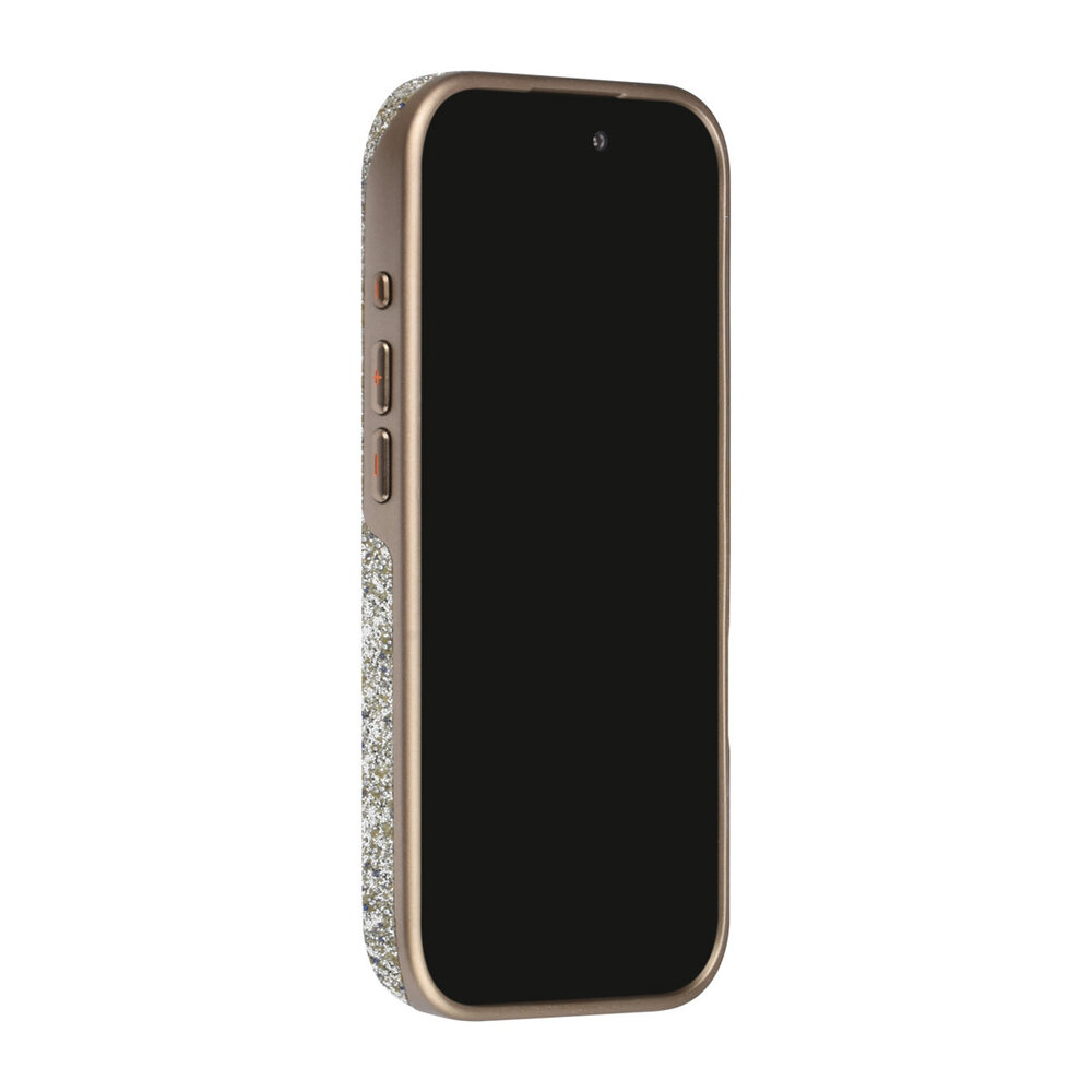 TUNIQ TUNIQ iPhone 16 Pro Back cover coque - Glitter Magsafe TPU+PC - Argent TUNIQ TUNIQ iPhone 16 Pro Back cover coque - Glitter Magsafe TPU+PC - Argent