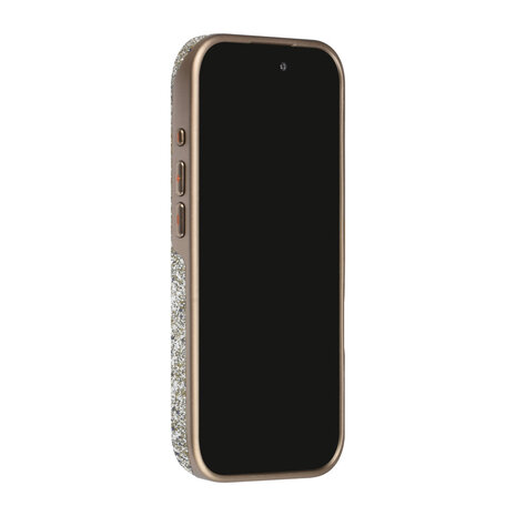 TUNIQ TUNIQ iPhone 16 Pro Back cover case - Glitter Magsafe TPU+PC - Silver TUNIQ TUNIQ iPhone 16 Pro Back cover case - Glitter Magsafe TPU+PC - Silver