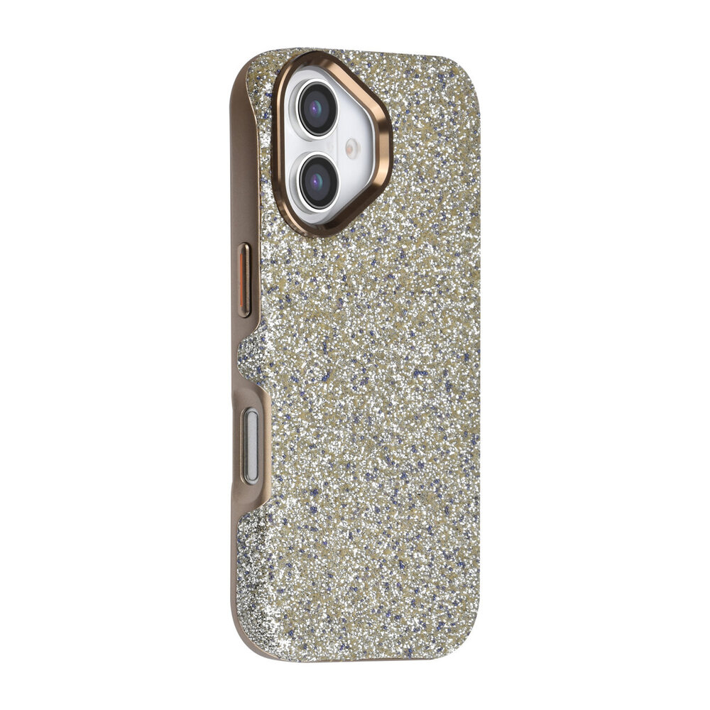 TUNIQ TUNIQ iPhone 17 Back cover case - Glitter Magsafe TPU+PC - Silver TUNIQ TUNIQ iPhone 17 Back cover case - Glitter Magsafe TPU+PC - Silver
