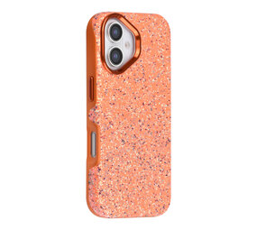 TUNIQ TUNIQ iPhone 17 Back cover case - Glitter Magsafe TPU+PC - Orange TUNIQ TUNIQ iPhone 17 Back cover case - Glitter Magsafe TPU+PC - Orange