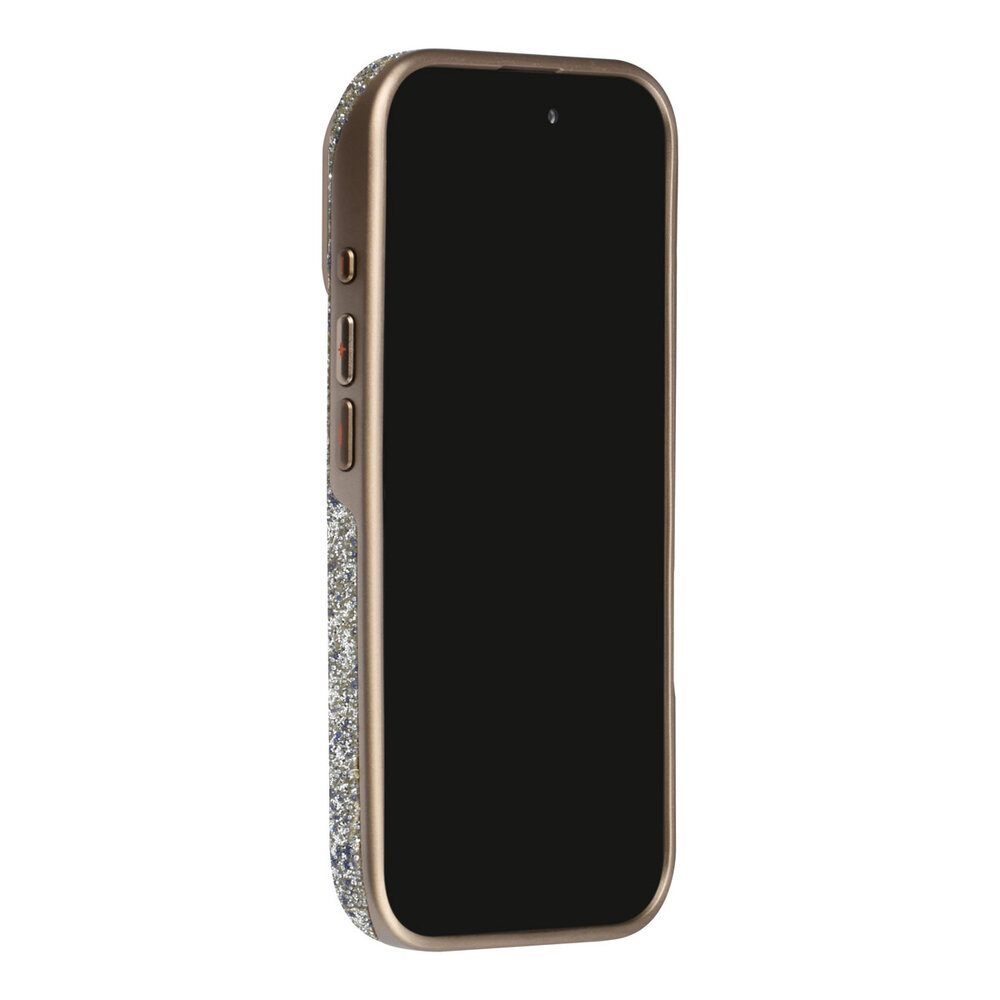 TUNIQ TUNIQ iPhone 17 Pro Back cover case - Glitter Magsafe TPU+PC - Silver TUNIQ TUNIQ iPhone 17 Pro Back cover case - Glitter Magsafe TPU+PC - Silver