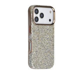 TUNIQ TUNIQ iPhone 17 Pro Backcover hoesje - Glitter Magsafe TPU+PC - Zilver TUNIQ TUNIQ iPhone 17 Pro Backcover hoesje - Glitter Magsafe TPU+PC - Zilver