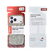 TUNIQ TUNIQ iPhone 17 Pro Back cover case - Glitter Magsafe TPU+PC - Silver TUNIQ TUNIQ iPhone 17 Pro Back cover case - Glitter Magsafe TPU+PC - Silver